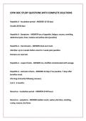 CIPHI BOC STUDY QUESTIONS WITH COMPLETE SOLUTIONS