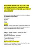 Alberta Electrical Safety Code &ndash; Alberta Electrician First Period & AIT 2nd&comma; 3rd&comma; and 4th Period Exam Questions & Answers