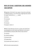 BIOS 251 EXAM 3 QUESTIONS AND ANSWERS 2024 EDITION