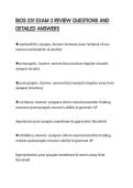 BIOS 251 EXAM 3 REVIEW QUESTIONS AND DETAILED ANSWERS