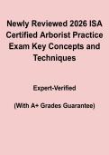 ISA Certified Arborist Practice Exam 2026 PDF &vert; Key Concepts