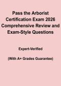 Pass the Arborist Certification Exam 2026 PDF &vert; Comprehensive Review