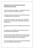 KNOWLEDGE TEST NJ 2025 EXAM WITH COMPLETE  QUESTIONS AND SOLUTIONS
