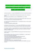ATI RN CONCEPT-BASED ASSESSMENT LEVEL 3  STUDY GUIDE&vert; ALREADY GRADED A&plus; &sol; NEWEST  EXAM &sol; JUST RELEASED&excl;&excl;