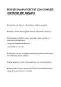 BIOS-251 EXAMINATION TEST 2026 COMPLETE QUESTIONS AND ANSWERS