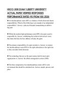 HSCO 508 EXAM 1 LIBERTY UNIVERSITY ACTUAL PAPER VERIFIED RESPONSES PERFORMANCE RATED 90 FROM 100 2026