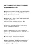 BKAT EXAMINATION TEST QUESTIONS WITH VERIFIED ANSWERS 2026