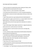 ODS EXAM QUESTIONS & ANSWERS