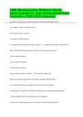 UNE Biochemistry Midterm Study Bank Questions with Guaranteed Pass Solutions 2025-2026 Updated&period;