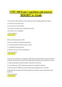 CNIT 340 Exam 1 &ndash; Questions and Answers &lpar;2026&sol;2027&rpar; &ndash; A&plus; Grade Study Material