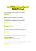 CON 237 DAU Exam &ndash; Verified Questions and Correct Answers &vert; 2026&sol;2027 A&plus; Grade Edition