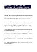 MDAS FINAL QUESTIONS WELL ANSWERED GRADED A&plus; 2025&sol;2026