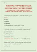 SONOGRAPHY CANADA &lpar;GENERALIST&rpar; 1 EXAM  LATEST 2026 ACTUAL EXAM TEST BANK&vert; GENERAL  SONOGRAPHY REVIEW WITH COMPLETE 950 REAL  EXAM QUESTIONS AND CORRECT VERIFIED  ANSWERS&sol; ALREADY GRADED A&plus; &lpar;MOST RECENT&excl;&excl;&rpar; 
