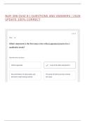 NUR 306-QUIZ 8 &vert; QUESTIONS AND ANSWERS &vert; 2026 UPDATE 100&percnt; CORRECT