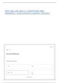 NUR 160 LAB QUIZ 3 &vert; QUESTIONS AND ANSWERS &vert; 2026 UPDATE ALREADY PASSED&excl;&excl;