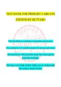 TEST BANK FOR PRIMARY CARE 6TH EDITION BY BUTTARO&period;