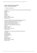 Test Bank Principles of Human Physiology 6e Stanfield 2026&sol;2027 &ndash; Complete Chapters