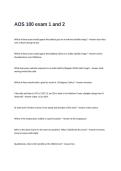 AOS 100 Exam 1 and 2 Questions and Answers