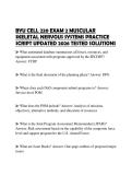 BYU CELL 220 EXAM 2 MUSCULAR SKELETAL NERVOUS SYSTEMS PRACTICE SCRIPT UPDATED 2026 TESTED SOLUTIONS