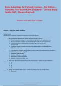 Davis Advantage for Pathophysiology &ndash; 3rd Edition &ndash; Complete Test Bank &lpar;All 46 Chapters&rpar; &ndash; Clinical Study Guide 2025