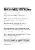 CATEGORY 3A 3B PESTICIDE PRACTICE SCRIPT UPDATED 2026 TESTED SOLUTIONS