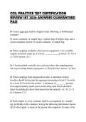 CCIL PRACTICE TEST CERTIFICATION REVIEW SET 2026 ANSWERS GUARANTEED PASS