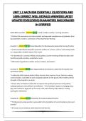UNIT 1&period;2  AACN BSN ESSENTIALS &vert;QUESTIONS AND 100&percnt; CORRECT WELL DETAILED ANSWERS&vert;LATEST&excl;&excl;&excl;&excl;&excl;2025&sol;2026&vert;GUARANTEED PASS&vert;GRADED A&plus;&vert;VERIFIED
