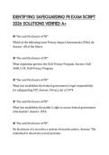 IDENTIFYING SAFEGUARDING PII EXAM SCRIPT 2026 SOLUTIONS VERIFIED A&plus;