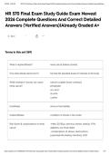 NR 570 Final Exam Study Guide Exam Newest 2026 Complete Questions And Correct Detailed Answers &lpar;Verified Answers&rpar;&vert;Already Graded A&plus;