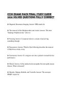 CCSH EXAMS PACK FINAL STUDY GUIDE 2026 SOLVED QUESTIONS FULLY CORRECT