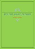 HESI Exit and NCLEX Exams &ndash; Questions and Verified Answers