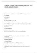 NUR 504 - EXAM 6 &vert; QUESTIONS AND ANSWERS &vert; 2026 UPDATE ALREADY PASSED&excl;&excl;