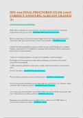 SDV 100 FINAL PROCTORED EXAM &lpar;100- CORRECT ANSWERS&rpar; ALREADY GRADED A&plus;