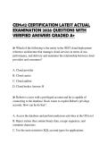 CEHv12 CERTIFICATION LATEST ACTUAL EXAMINATION 2026 QUESTIONS WITH VERIFIED ANSWERS GRADED A&plus;