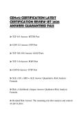 CEHv12 CERTIFICATION LATEST CERTIFICATION REVIEW SET 2026 ANSWERS GUARANTEED PASS