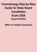 Cosmetology Exam Success 2026 PDF &vert; Step-by-Step State Board Guide