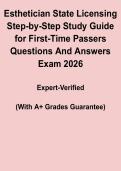 esthetician exam preparation pdf 2026