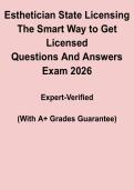 Esthetician State Licensing Exam Prep 2026 PDF &vert; The Smart Way to Pass