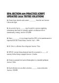 EPA SECTION 609 PRACTICE SCRIPT UPDATED 2026 TESTED SOLUTIONS
