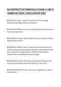 BLS INSTRUCTOR ESSENTIALS EXAMS A AND B AMERICAN HEART ASSOCIATION 2026 