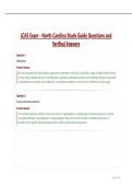 LCAS Exam - North Carolina Study Guide Questions and Verified Answers&period;