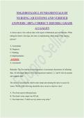 NSG3100 EXAM 1&comma;2 &3 EXAM BUNDLE PACKAGE UPDATED - FUNDAMENTALS OF NURSING &vert; QUESTIONS AND VERIFIED ANSWERS &vert; 100&percnt; CORRECT 2025&sol;2026 &vert; GRADE A&plus;&vert; GALEN