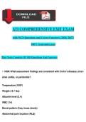 ATI COMPREHENSIVE EXIT EXAM with NGN Questions and Correct Answers &lpar;2026&sol; 2027&rpar; 100&percnt; Guarantee pass This Tests Consists Of 148 Questions And Answers