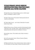 FITOUR PRIMARY GROUP EXERCISE CERTIFICATION FINAL PRACTICE SCRIPT UPDATED 2026 TESTED SOLUTIONS