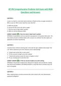ATI PN Comprehensive Predictor Exit Exam with NGN  Questions and Answers 