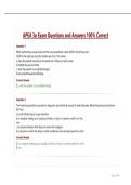 APEA 3p Exam Questions and Answers Correct&period;