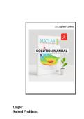 Solution Manual for MATLAB&colon; An Introduction with Applications &lpar;6th Edition&rpar; by Amos Gilat