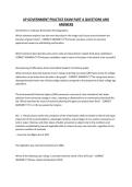 AP GOVERNMENT PRACTICE EXAM PART A QUESTIONS AND ANSWERS