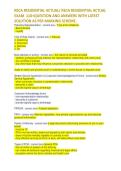 RECA Residential Exam &ndash; actual exam questions and answers with marking-scheme aligned solutions