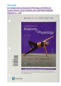 Test Bank for Fundamentals of Anatomy & Physiology 11th Edition by Frederic Martini &comma; ALL CHAPTERS &comma; LATEST UPDATED  VERSION &comma;  ALREADY GRADED A&plus;